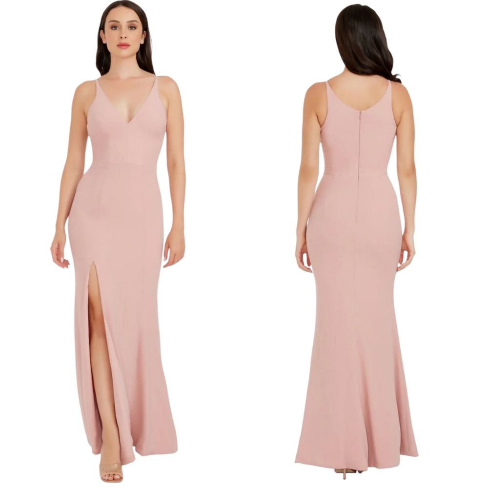 Dress The Population Iris Gown in‎ Blush NWT